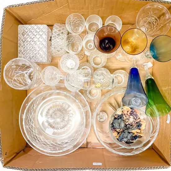 Quantity of Assorted Crystal & Glassware including Stuart