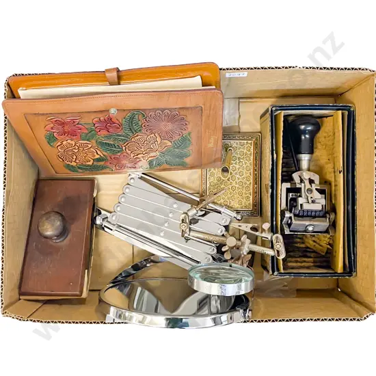 Quantity of Assorted Vintage Desk Items etc