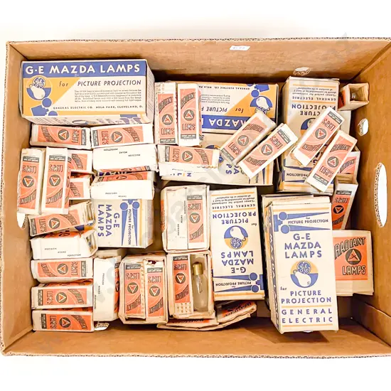 Quantity of Assorted Boxed Vintage Light Bulbs