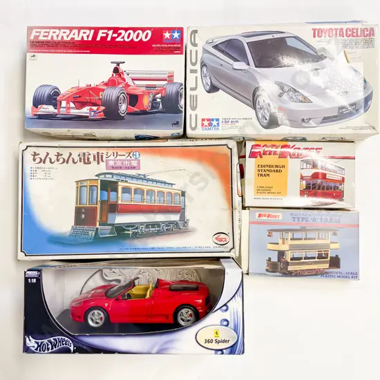 Quantity of Assorted Model Vehicle Kitsets etc