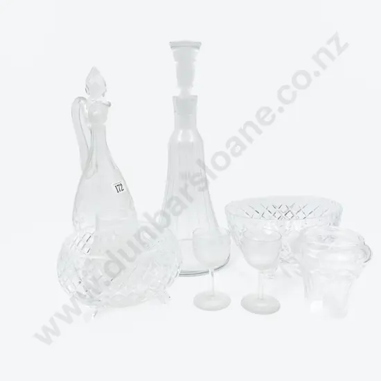 Quantity of Assorted Crystal & Glassware including Decanter and Ewer