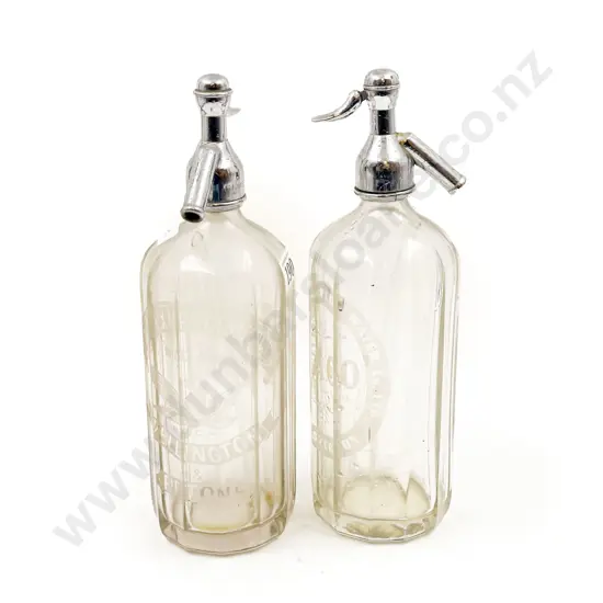 Two Vintage Soda Syphons