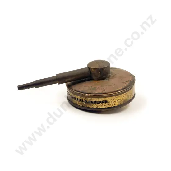 Vintage Chesterman Sheffield England Tape Measure as a Gun Turret