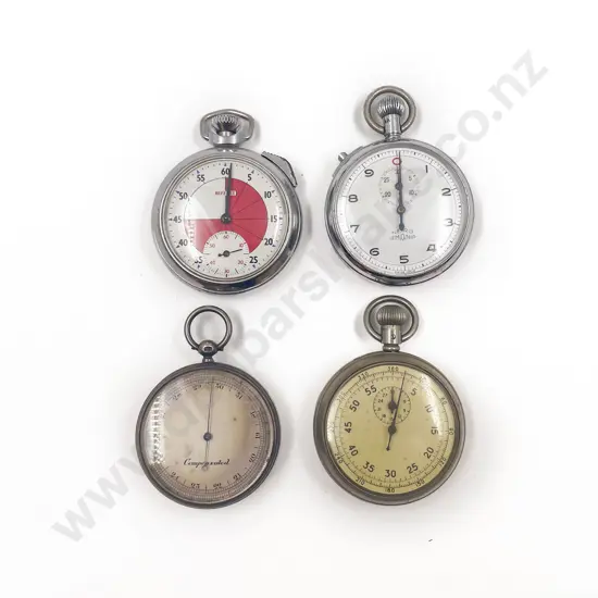 Three Stop Watches & Gauge