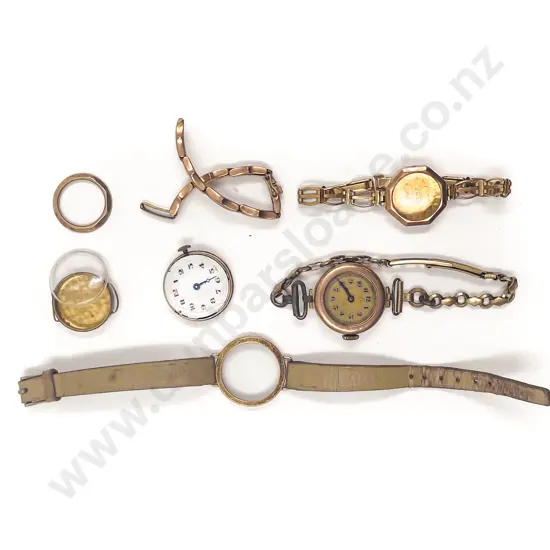 9ct Gold Wristwatch Cases (Scrap)