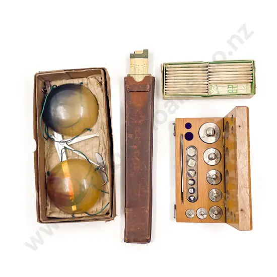 Beam Balance Scales Set of Weights & Various