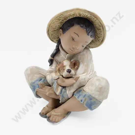 Lladro Stoneware Figure Group