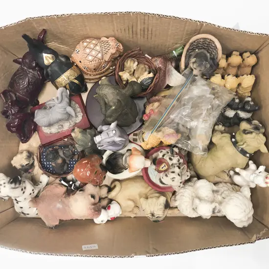 Box Quantity of Assorted Animal Ornaments