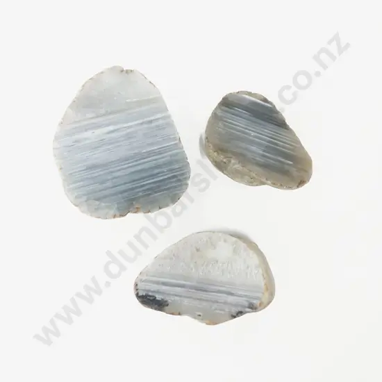 Three Slabs of NZ Agate
