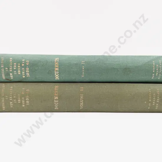 Official History of NZ WWII - Volume 2 & 3