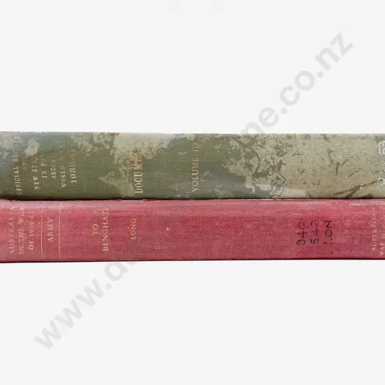Official History of NZ WWII - Volume 3 together with Australia in the War 1939-1945