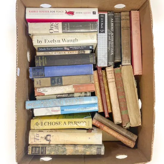 Box of Assorted Books