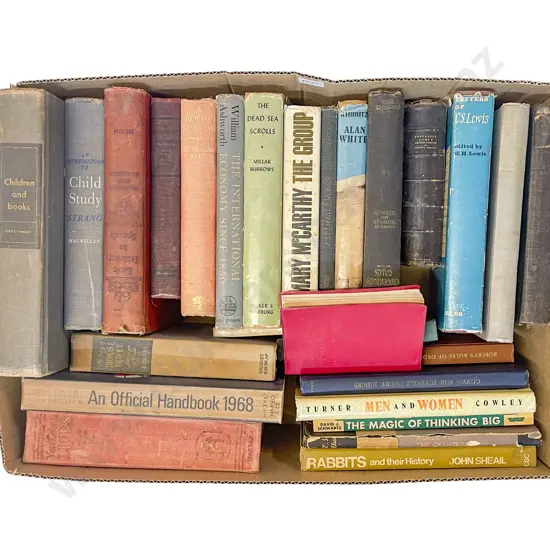 Box of Assorted Books