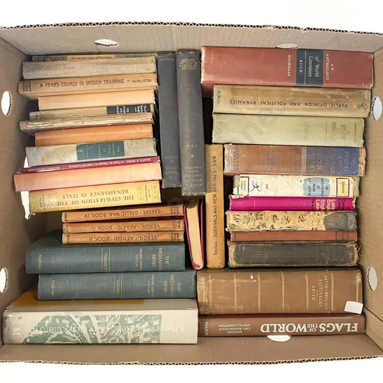 Box of Assorted Books