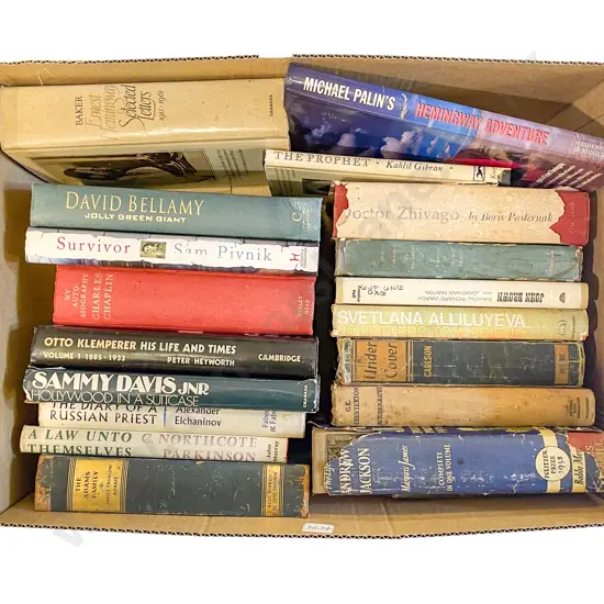 Box of Assorted Books