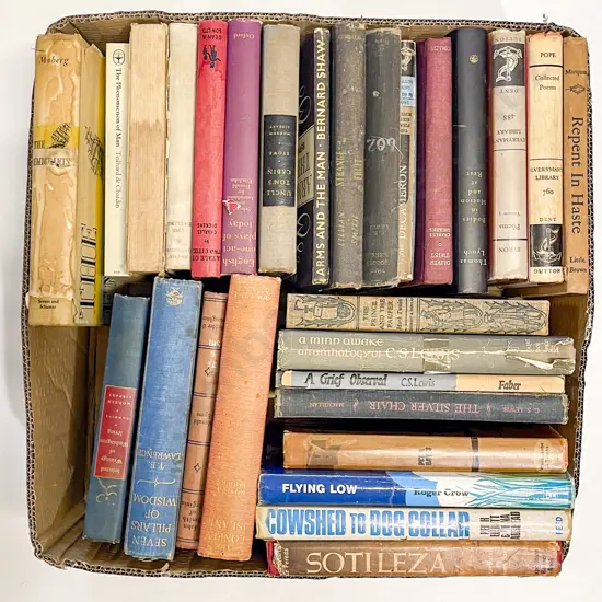 Box of Assorted Books