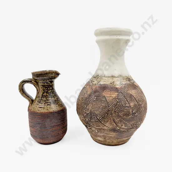 Two Janet & Wilf Wright Pottery Pieces