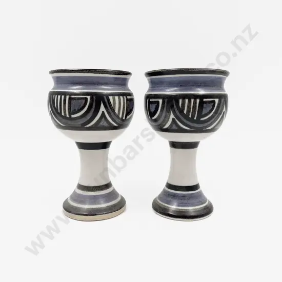 A Pair of Anneke Borren Goblets