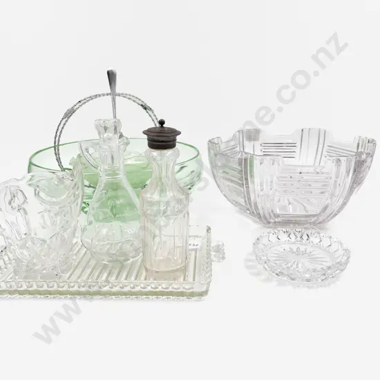 Quantity of Assorted Pressed Glass etc