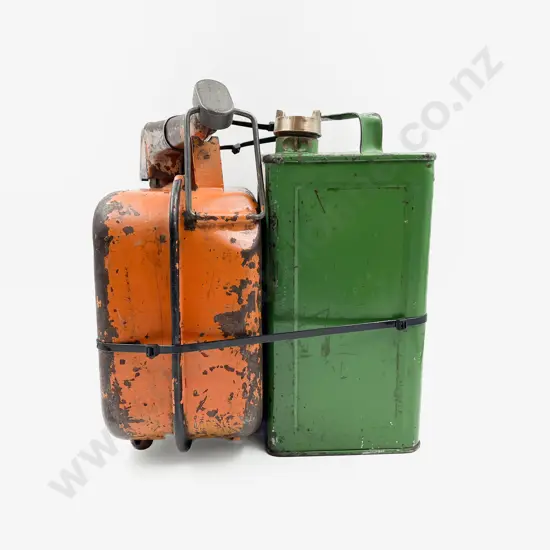 Two Vintage Petrol Cans including Castrol