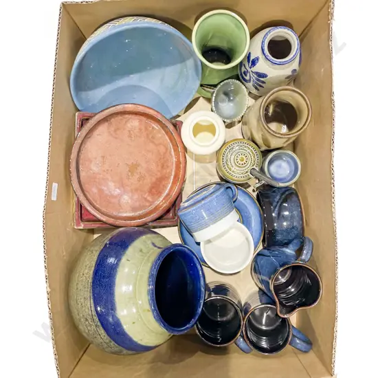 Box of Assorted Pottery etc