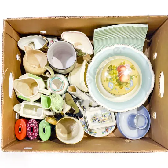 Box of Assorted China