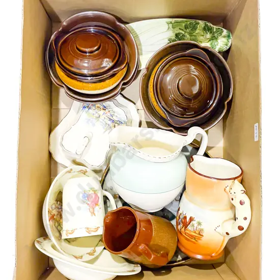 Box of Assorted China etc