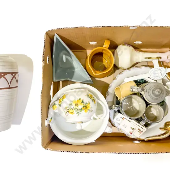 Box of Assorted China etc