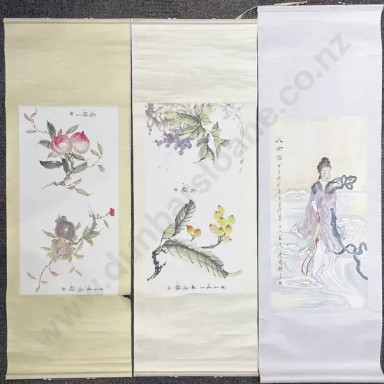 Three Assorted Japanese Scrolls
