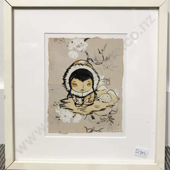 Misery Innuit Caricature - Mixed Media