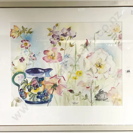 Gottrelli - Floral Still Life - Watercolour