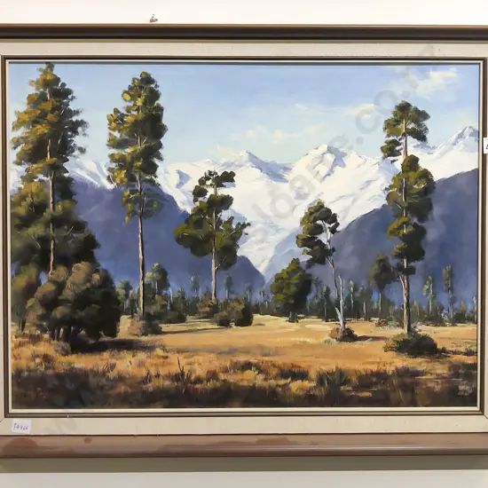 Star Robertson - Fox West Coast - Oil on Board