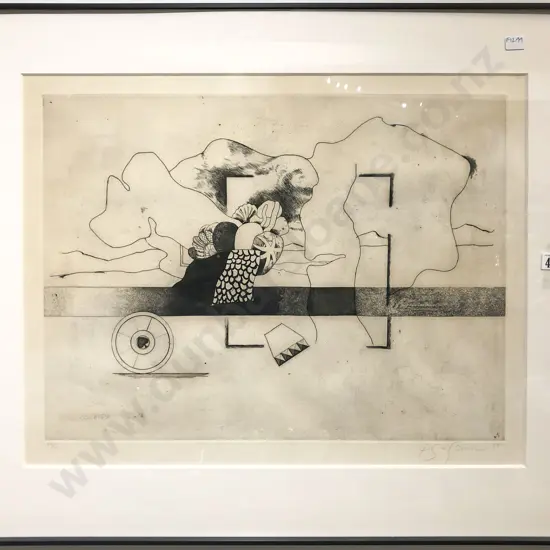 Unknown Artist - Untitled Abstract - Etching 26/50
