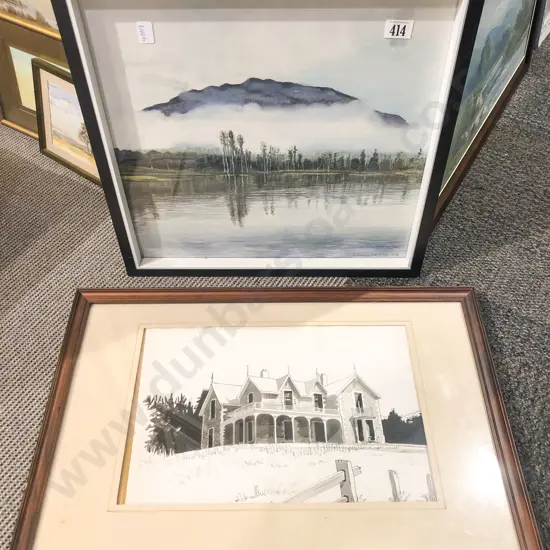 Two Framed Original Artworks