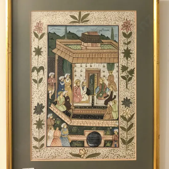 Framed Moghul Artwork