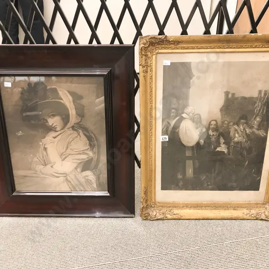 James Scott After William Fisk - "The Last Moments of King Charles I & Other