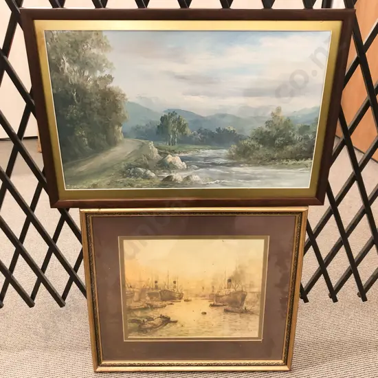 Two Framed Artworks
