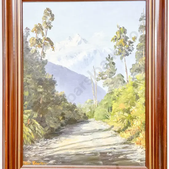 Star Robertson - Mt La Perouse - Oil on Board