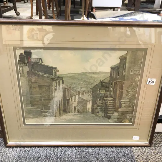 Harry Turner - "Haworth Yorkshire" - Watercolour