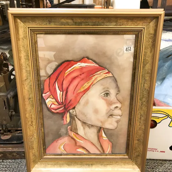 Jill Campbell - Portrait Study - Watercolour