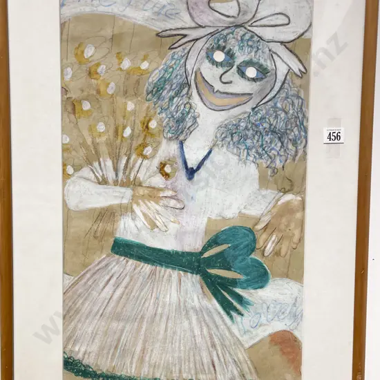 Unknown Artist - "They Are Lovely" - Mixed Media