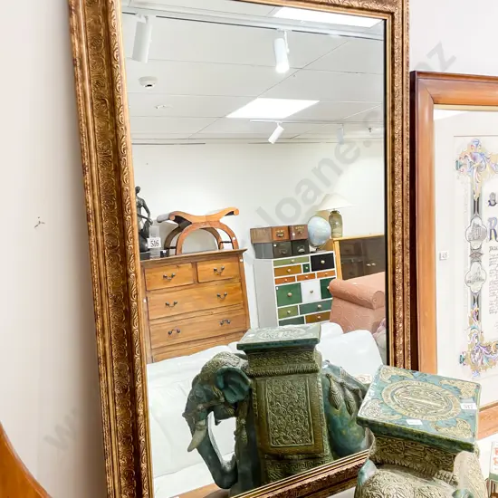Ornate Framed Rectangular Wall Mirror