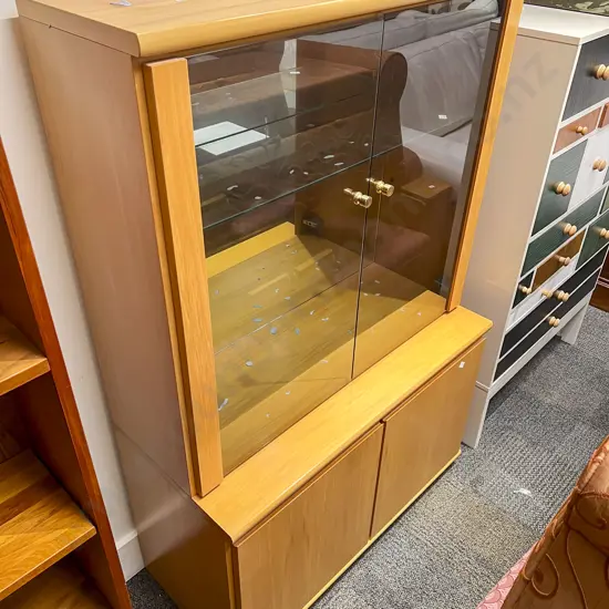 Modern Glazed Door Cabinet