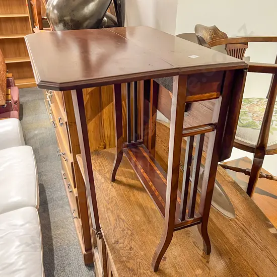 Edwardian Sheraton Revival Sutherland Tea Table