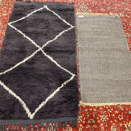 Two Modern Floor Rugs
