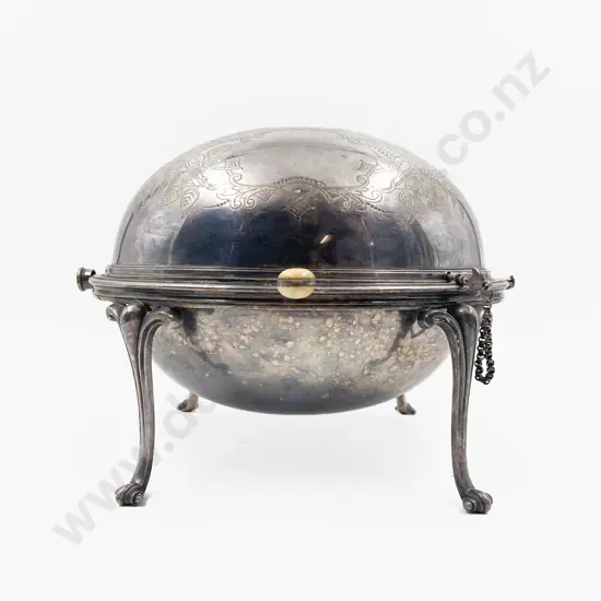 S/Plate Christmas Morning Table Bacon Tureen