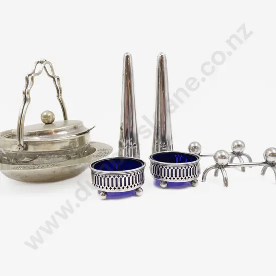 Pair Of S/S Circular Salts