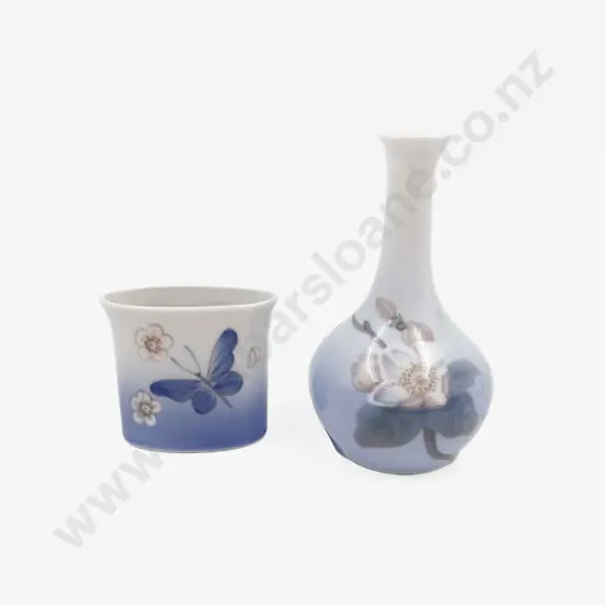 Small B & G Vase & Other