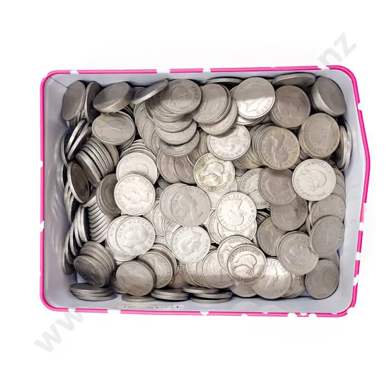 NZ Qty One Florin Coins