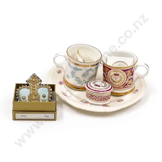 Four Pieces of Assorted Royal Comm. etc